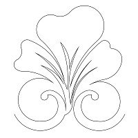 feather leaf curl border 001